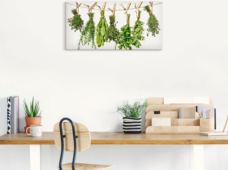 Artland Artprint Kruiden als artprint van aluminium artprint voor buiten artprint op linnen poster muursticker - Foto 6