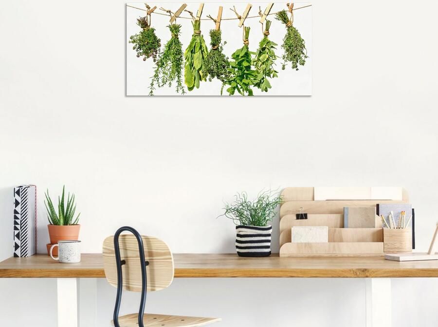 Artland Artprint Kruiden als artprint van aluminium artprint voor buiten artprint op linnen poster muursticker - Foto 6