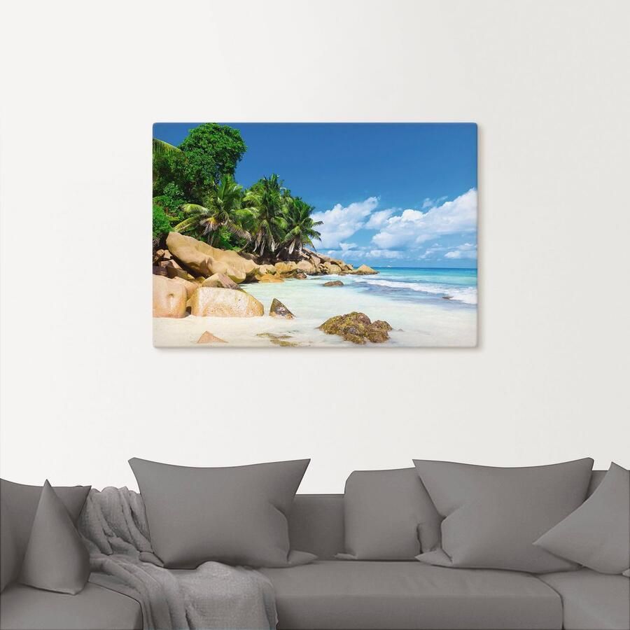 Artland Artprint Kust als artprint op linnen muursticker in verschillende maten