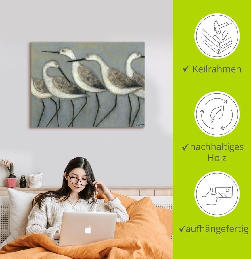 Artland Artprint Kustvogels I als artprint van aluminium artprint voor buiten artprint op linnen poster in verschillende maten. maten