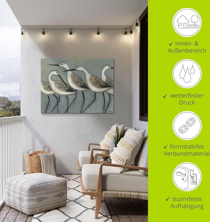 Artland Artprint Kustvogels I als artprint van aluminium artprint voor buiten artprint op linnen poster in verschillende maten. maten - Foto 3