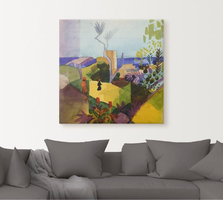 Artland Artprint Landschap aan de zee. 1914 als artprint op linnen poster in verschillende formaten maten - Foto 4