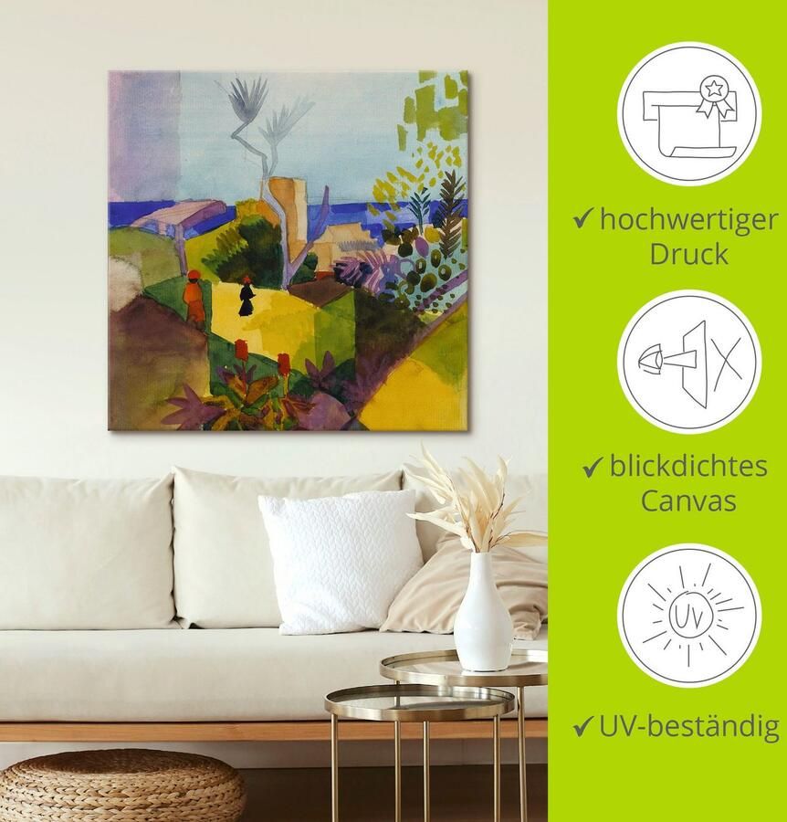 Artland Artprint Landschap aan de zee. 1914 als artprint op linnen poster in verschillende formaten maten - Foto 2