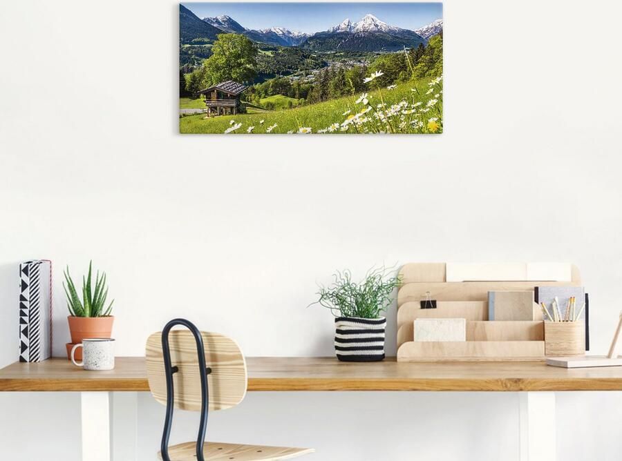 Artland Artprint Landschap in de Beierse Alpen als artprint van aluminium artprint voor buiten artprint op linnen poster muursticker - Foto 6