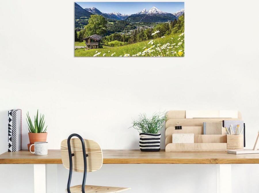 Artland Artprint Landschap in de Beierse Alpen als artprint van aluminium artprint voor buiten artprint op linnen poster muursticker - Foto 7