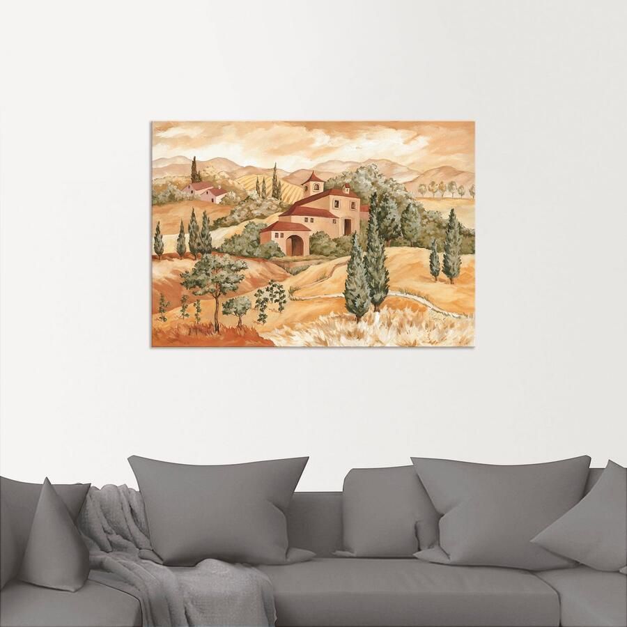Artland Artprint Landschap IV als artprint van aluminium artprint voor buiten artprint op linnen in verschillende maten