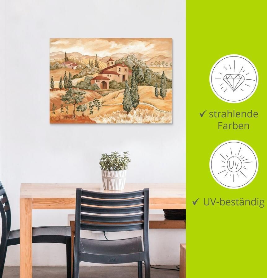 Artland Artprint Landschap IV als artprint van aluminium artprint voor buiten artprint op linnen in verschillende maten - Foto 3