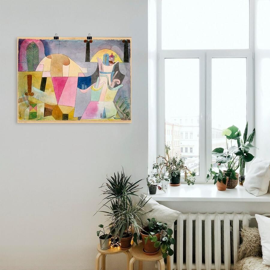 Artland Artprint Landschap met zwarte zuilen. 1919. als artprint van aluminium artprint op linnen muursticker of poster in verschillende maten - Foto 2