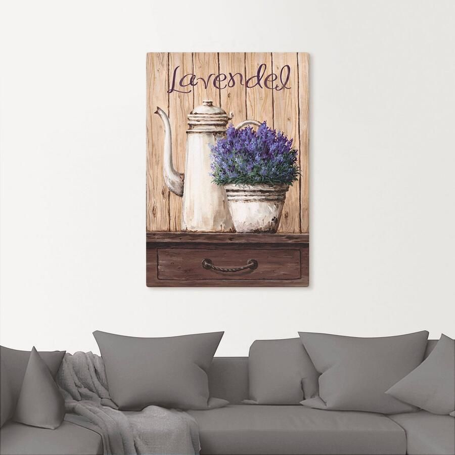 Artland Artprint op linnen Lavendel - Foto 2