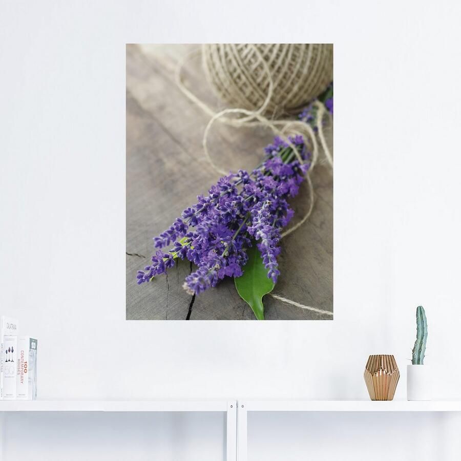 Artland Artprint Lavendel Struisvogel als artprint op linnen poster muursticker in verschillende maten - Foto 2