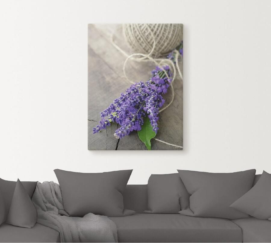 Artland Artprint Lavendel Struisvogel als artprint op linnen poster muursticker in verschillende maten - Foto 5