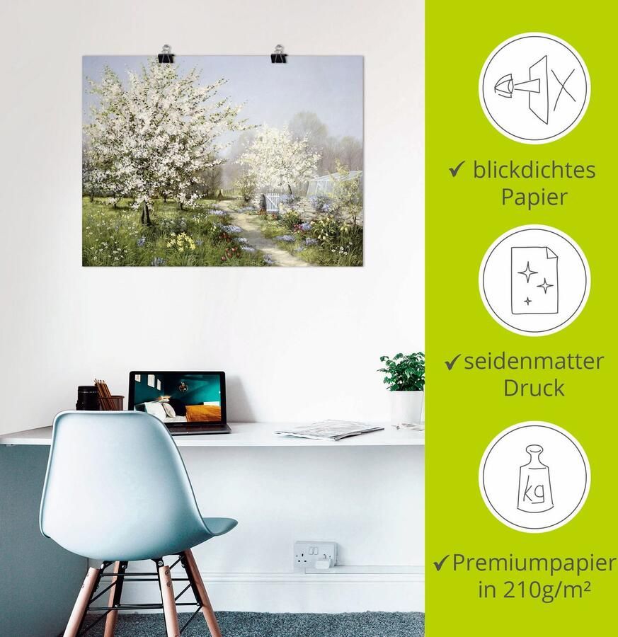 Artland Artprint Lentebloeiers als artprint op linnen poster muursticker in verschillende maten - Foto 2