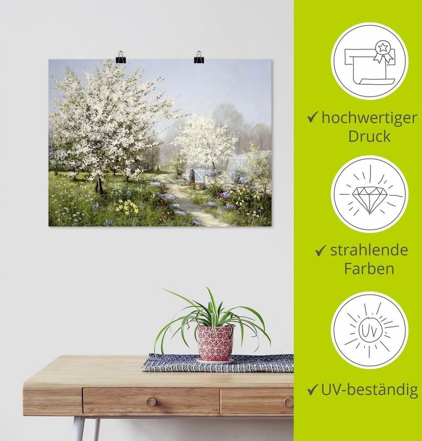 Artland Artprint Lentebloeiers als artprint op linnen poster muursticker in verschillende maten - Foto 3