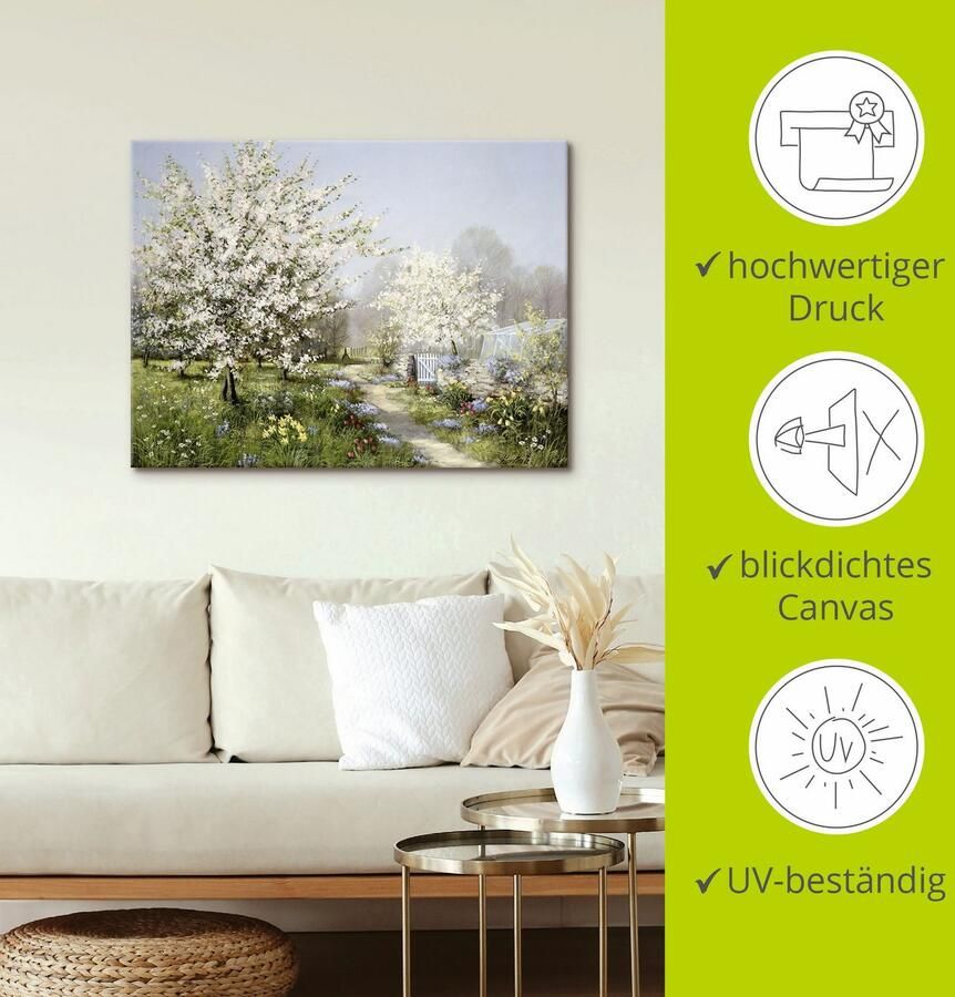 Artland Artprint Lentebloeiers als artprint op linnen poster muursticker in verschillende maten - Foto 2
