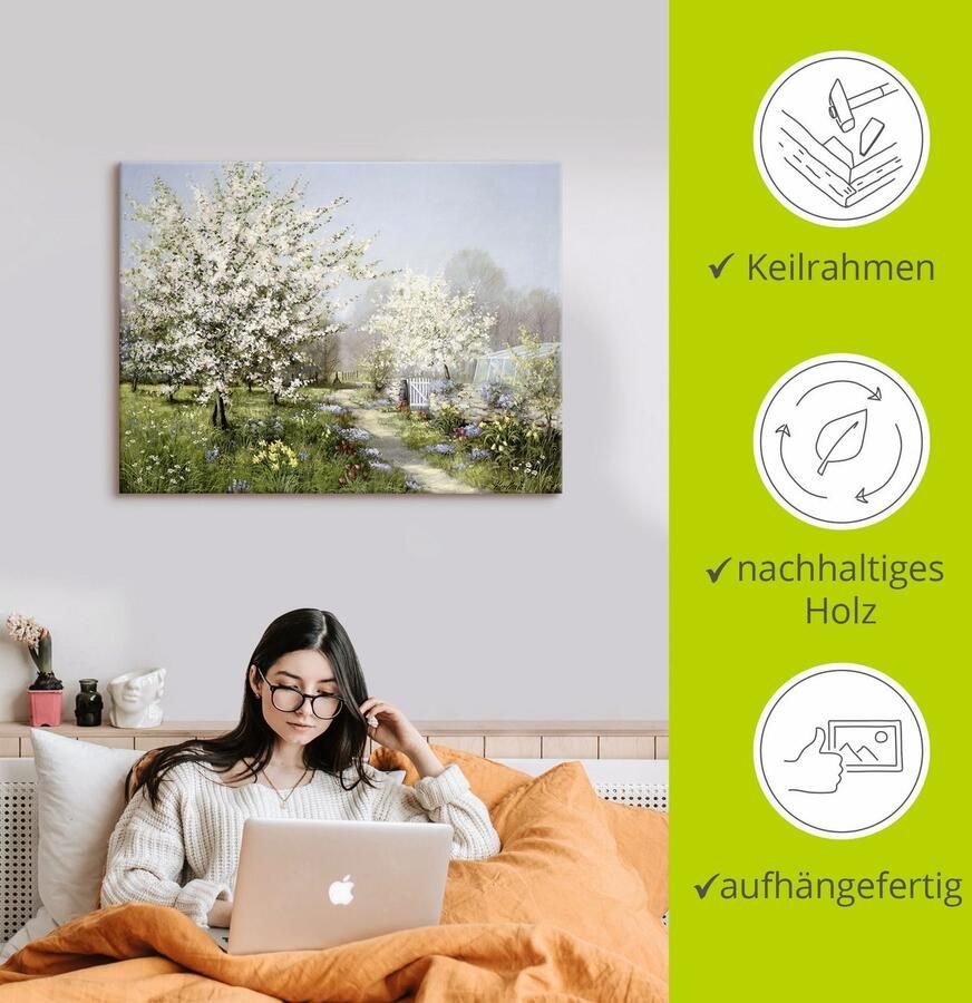 Artland Artprint Lentebloeiers als artprint op linnen poster muursticker in verschillende maten