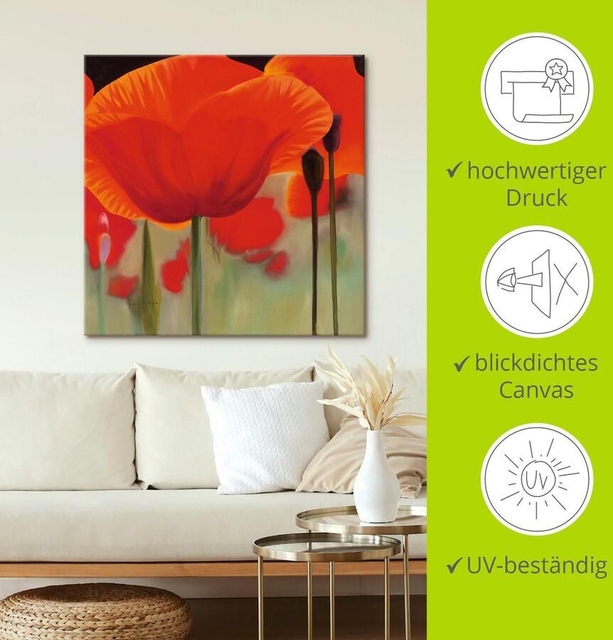 Artland Artprint Leven als artprint van aluminium artprint voor buiten artprint op linnen in verschillende maten - Foto 4