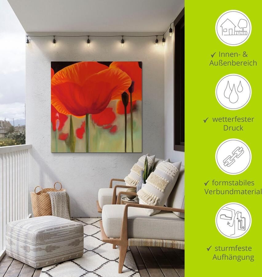 Artland Artprint Leven als artprint van aluminium artprint voor buiten artprint op linnen in verschillende maten - Foto 4