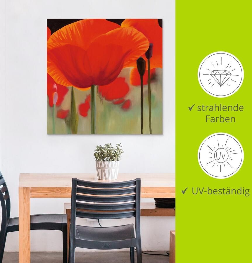 Artland Artprint Leven als artprint van aluminium artprint voor buiten artprint op linnen in verschillende maten - Foto 3