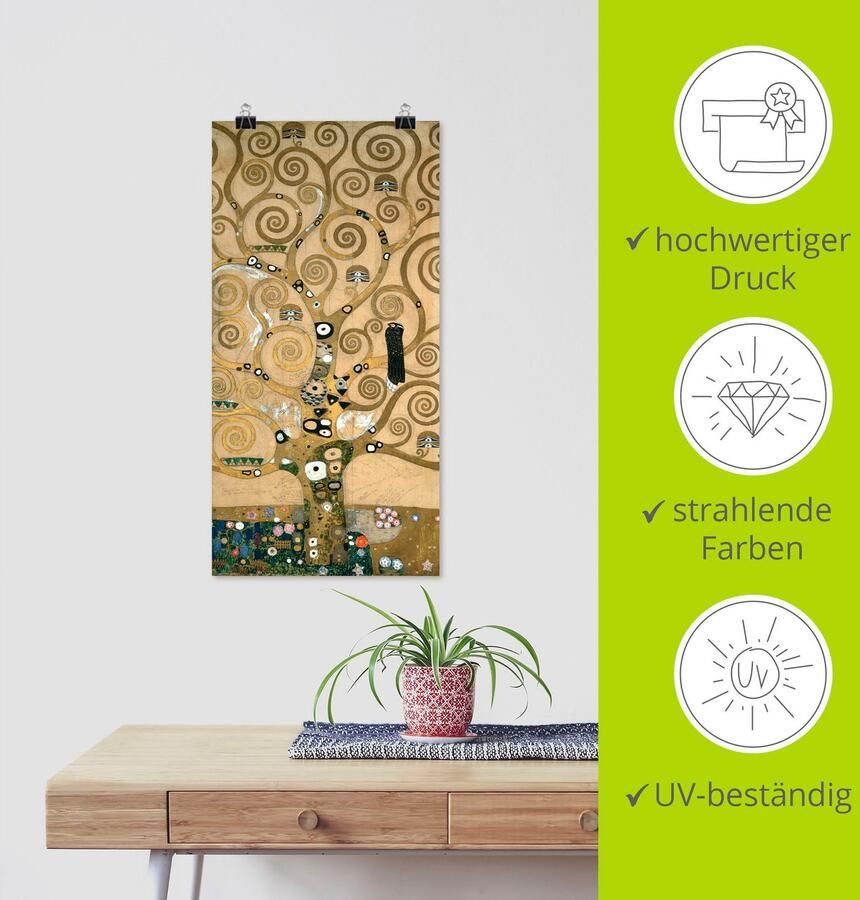 Artland Poster Levensboom. Detail werksjabloon - Foto 2