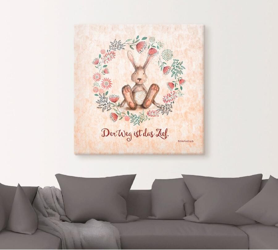 Artland Artprint Levenswijsheid het doel als artprint van aluminium artprint voor buiten artprint op linnen in verschillende maten - Foto 4