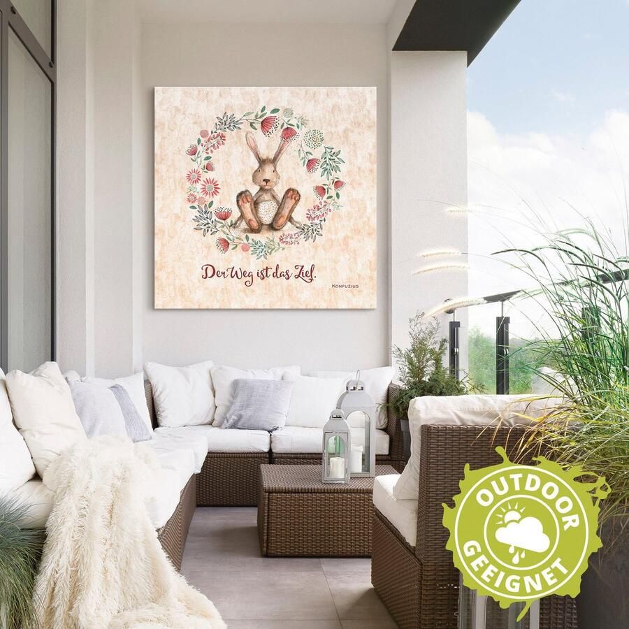 Artland Artprint Levenswijsheid het doel als artprint van aluminium artprint voor buiten artprint op linnen in verschillende maten