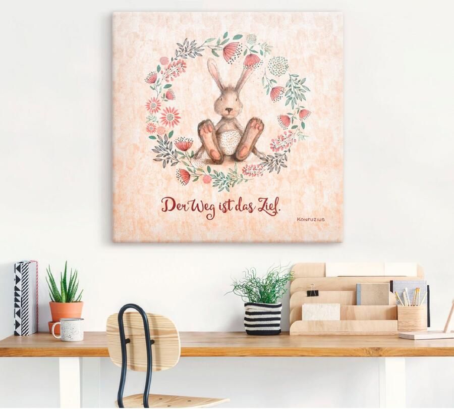 Artland Artprint Levenswijsheid het doel als artprint van aluminium artprint voor buiten artprint op linnen in verschillende maten - Foto 3