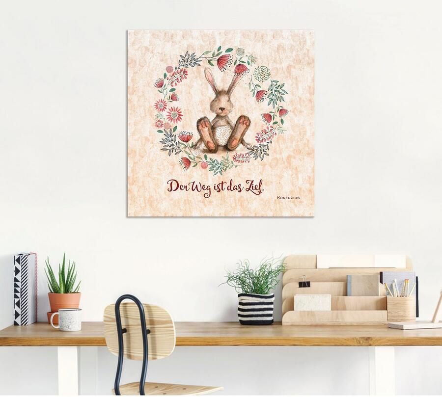 Artland Artprint Levenswijsheid het doel als artprint van aluminium artprint voor buiten artprint op linnen in verschillende maten - Foto 4