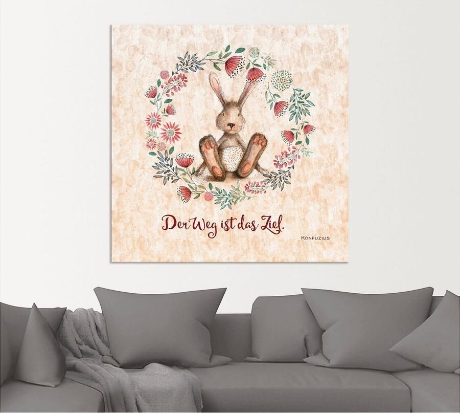 Artland Artprint Levenswijsheid het doel als artprint van aluminium artprint voor buiten artprint op linnen in verschillende maten - Foto 5