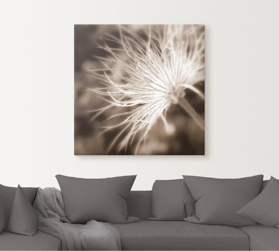 Artland Artprint Licht als een veertje als artprint op linnen poster in verschillende formaten maten - Foto 4