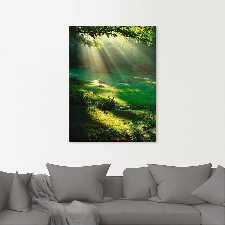 Artland Artprint Lichtbundel als artprint van aluminium artprint voor buiten artprint op linnen poster muursticker - Foto 3