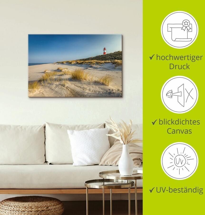 Artland Artprint op linnen List-East Elbow vuurtoren Peninsula - Foto 4