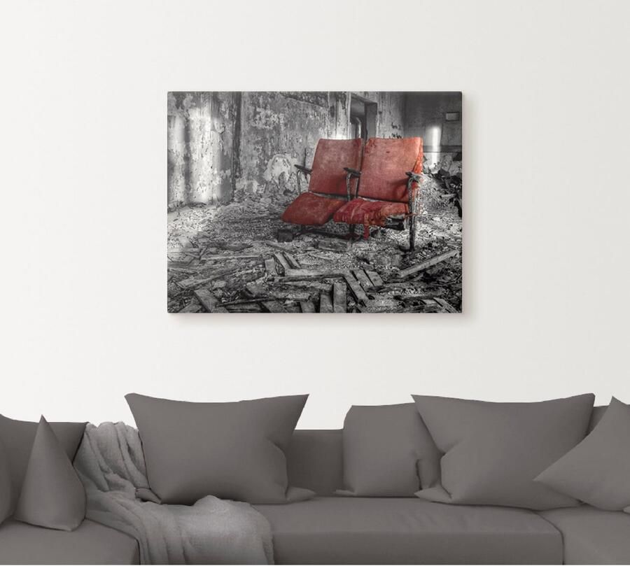 Artland Artprint op linnen Lost Place samen - Foto 5