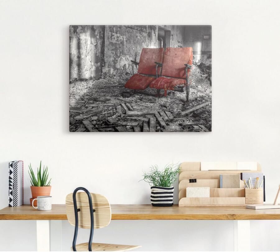 Artland Artprint op linnen Lost Place samen - Foto 4