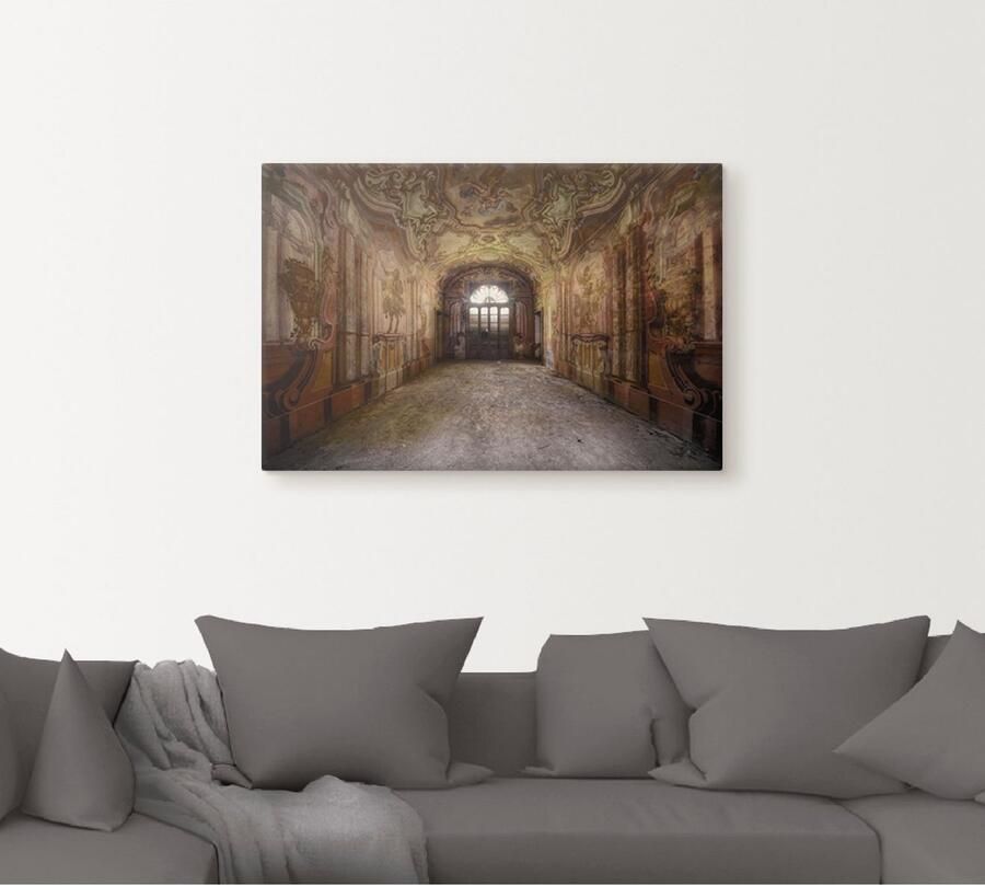 Artland Artprint Lost Place villa verlaten plaatsen als artprint van aluminium artprint voor buiten artprint op linnen in verschillende maten