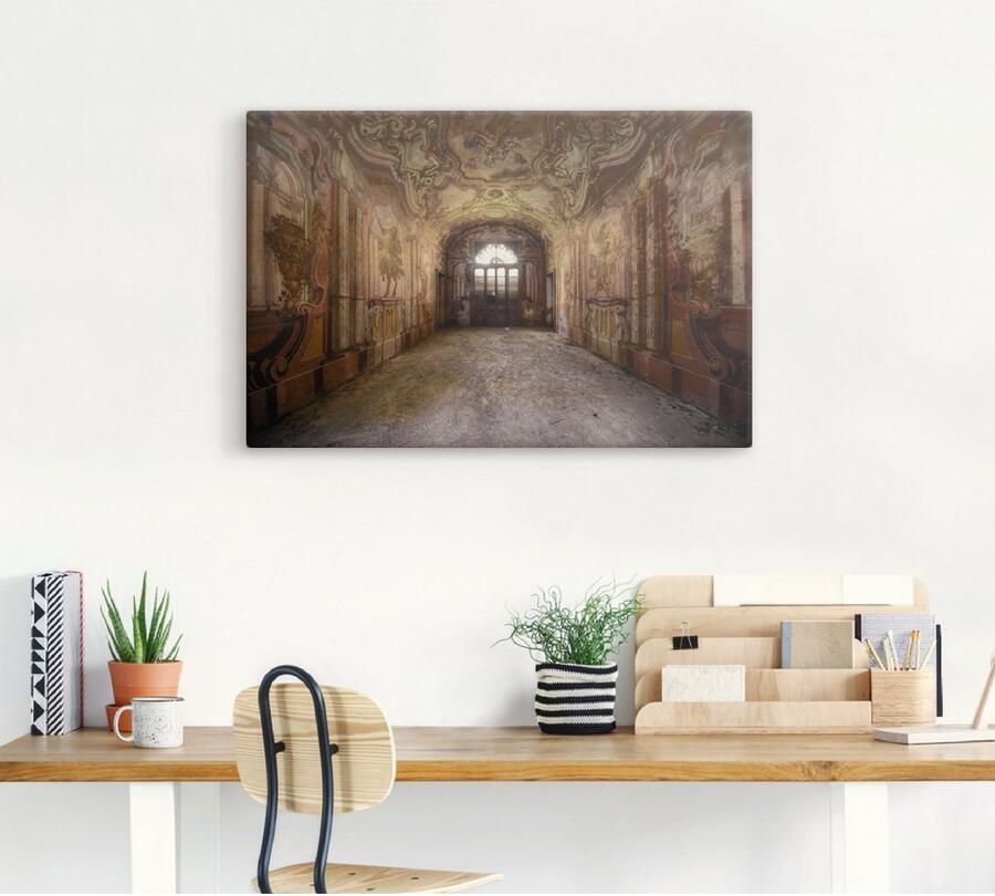 Artland Artprint Lost Place villa verlaten plaatsen als artprint van aluminium artprint voor buiten artprint op linnen in verschillende maten - Foto 4