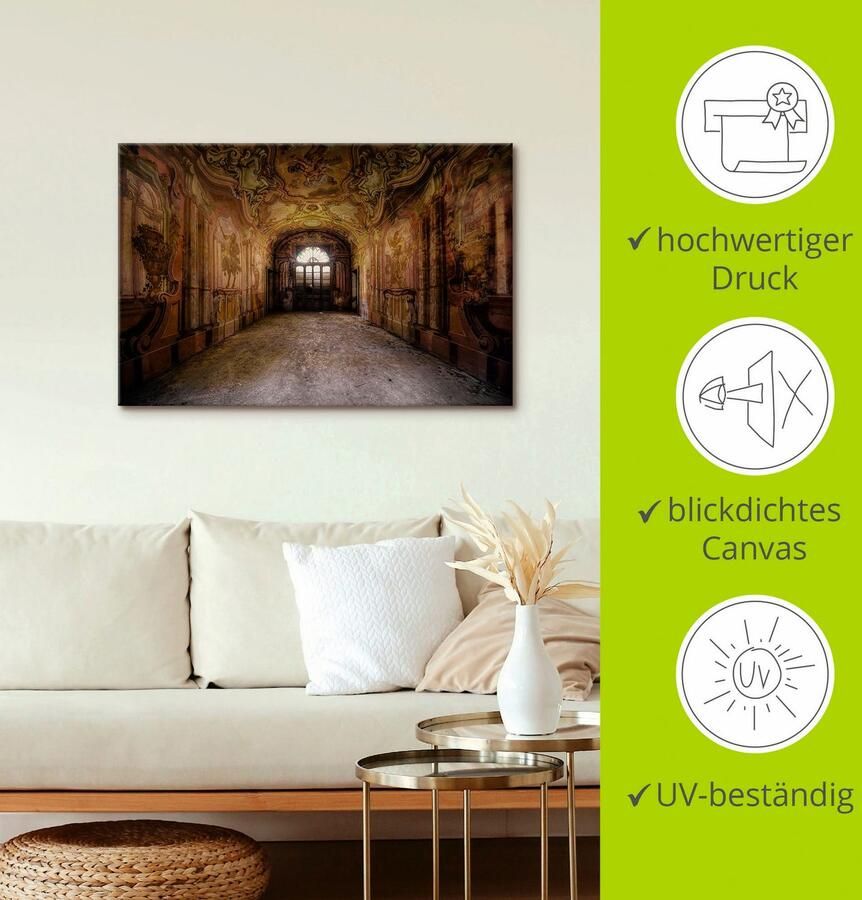 Artland Artprint Lost Place villa verlaten plaatsen als artprint van aluminium artprint voor buiten artprint op linnen in verschillende maten - Foto 2