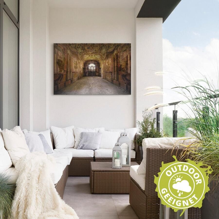 Artland Artprint Lost Place villa verlaten plaatsen als artprint van aluminium artprint voor buiten artprint op linnen in verschillende maten