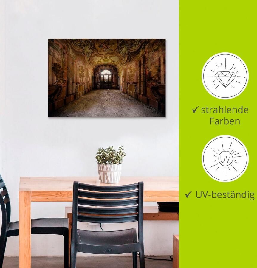 Artland Artprint Lost Place villa verlaten plaatsen als artprint van aluminium artprint voor buiten artprint op linnen in verschillende maten - Foto 2