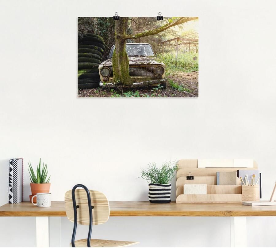Artland Artprint Lost Places roestige Lada- verlaten als poster in verschillende formaten maten - Foto 5