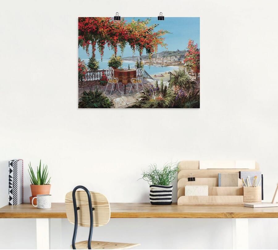 Artland Artprint Maakt mijn dag perfect als artprint op linnen poster in verschillende formaten maten - Foto 5