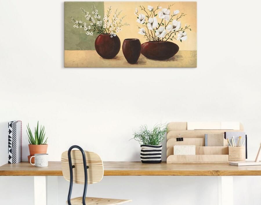 Artland Artprint op linnen Magnolia's - Foto 6