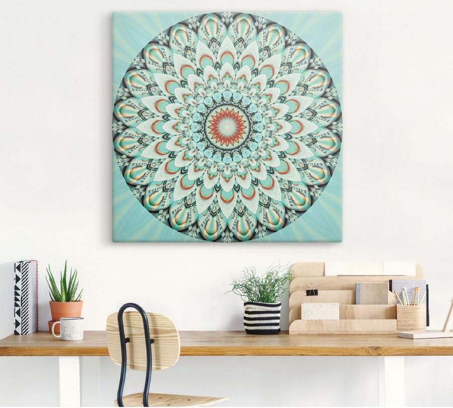 Artland Artprint Mandala integriteit als artprint op linnen muursticker in verschillende maten - Foto 5