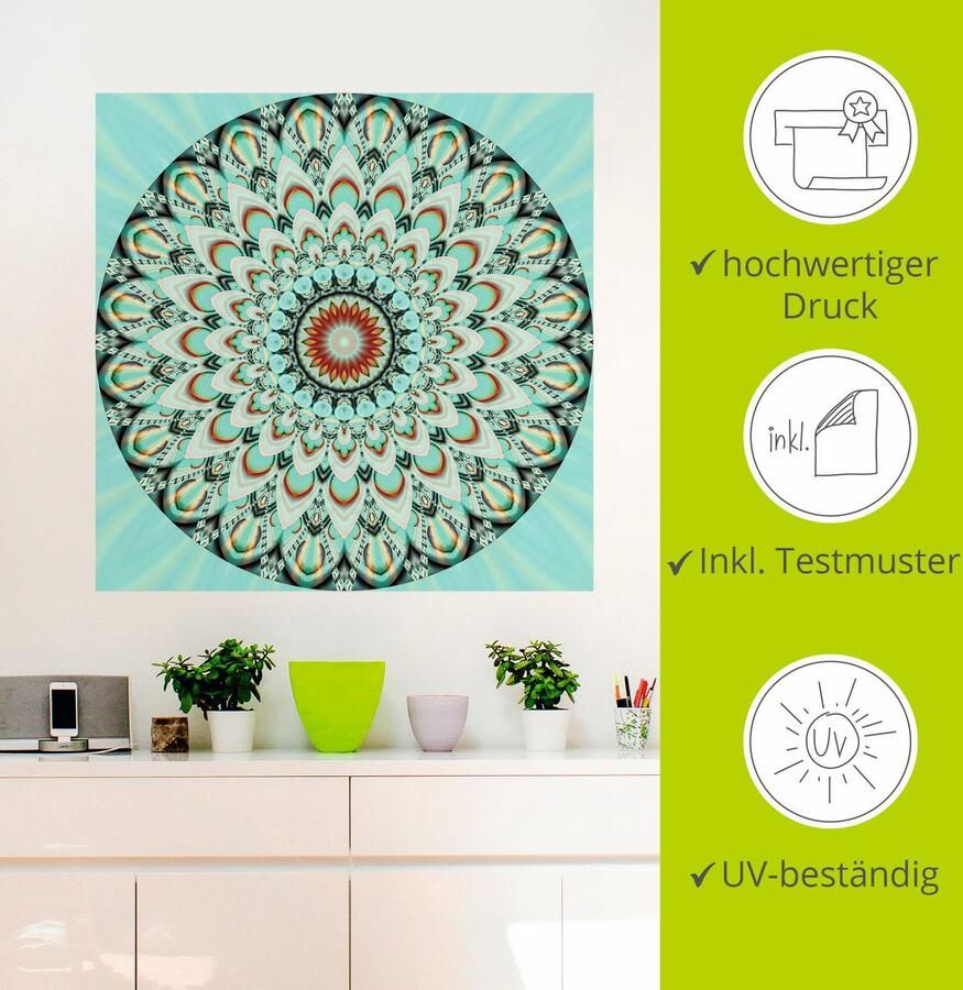 Artland Artprint Mandala integriteit als artprint op linnen muursticker in verschillende maten - Foto 2