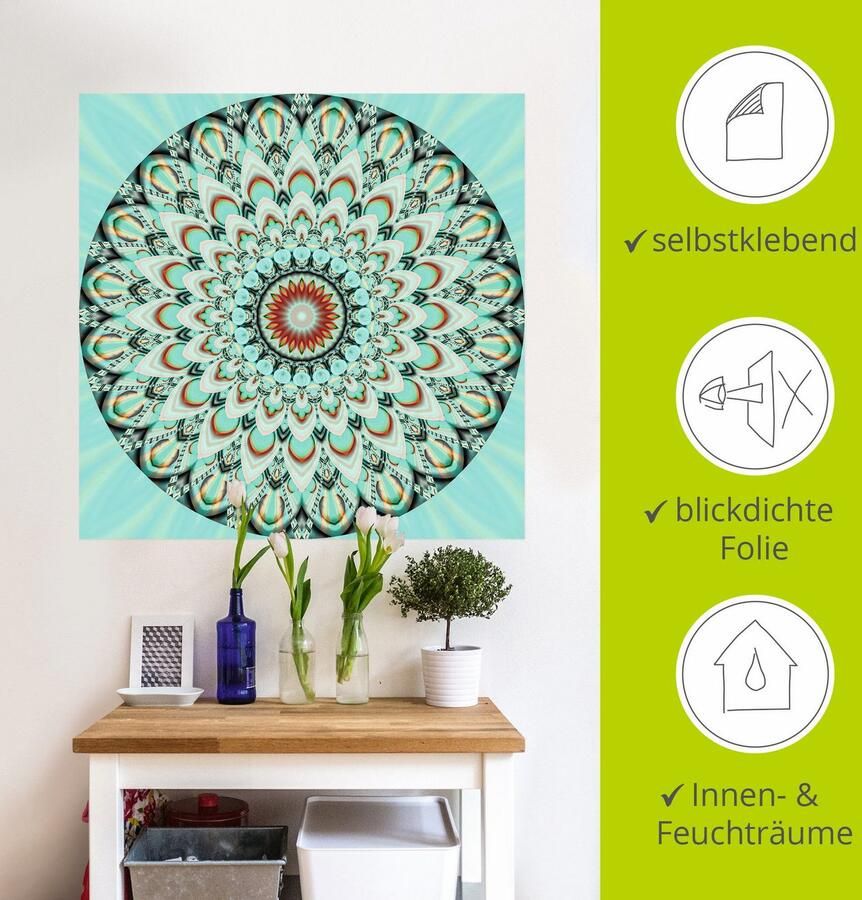 Artland Artprint Mandala integriteit als artprint op linnen muursticker in verschillende maten - Foto 3