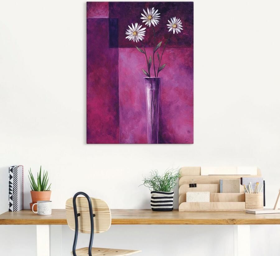 Artland Artprint Margrieten als artprint op linnen in verschillende maten - Foto 5