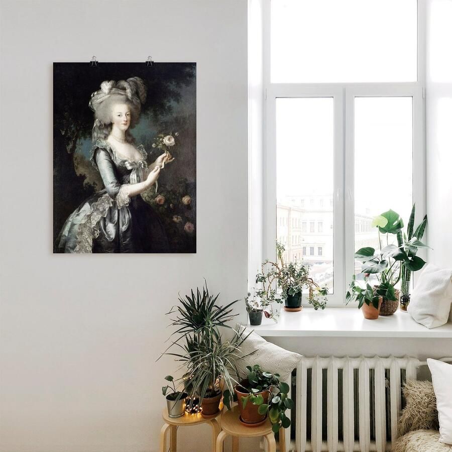Artland Artprint Marie Antoinette 1783 als artprint van aluminium artprint voor buiten artprint op linnen poster in verschillende maten. maten - Foto 2