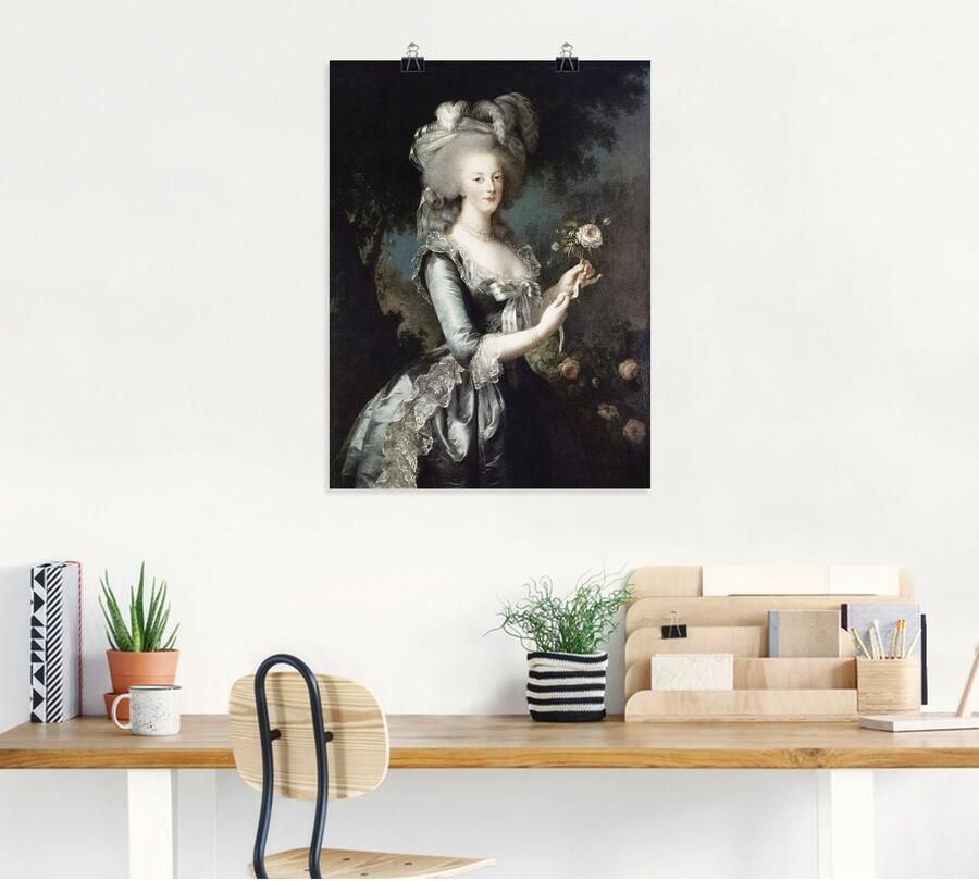Artland Artprint Marie Antoinette 1783 als artprint van aluminium artprint voor buiten artprint op linnen poster in verschillende maten. maten - Foto 6