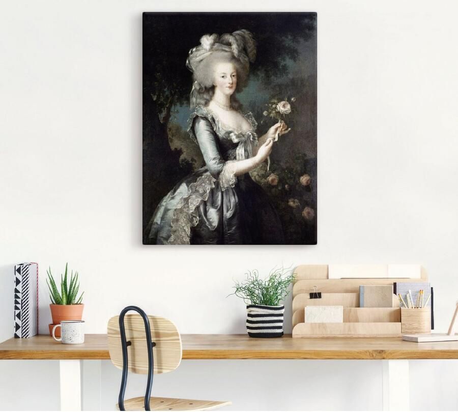 Artland Artprint Marie Antoinette 1783 als artprint van aluminium artprint voor buiten artprint op linnen poster in verschillende maten. maten - Foto 4