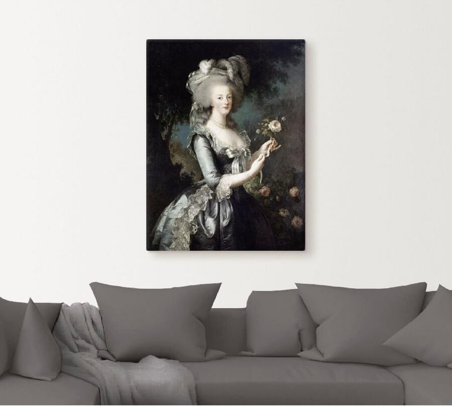 Artland Artprint Marie Antoinette 1783 als artprint van aluminium artprint voor buiten artprint op linnen poster in verschillende maten. maten - Foto 4