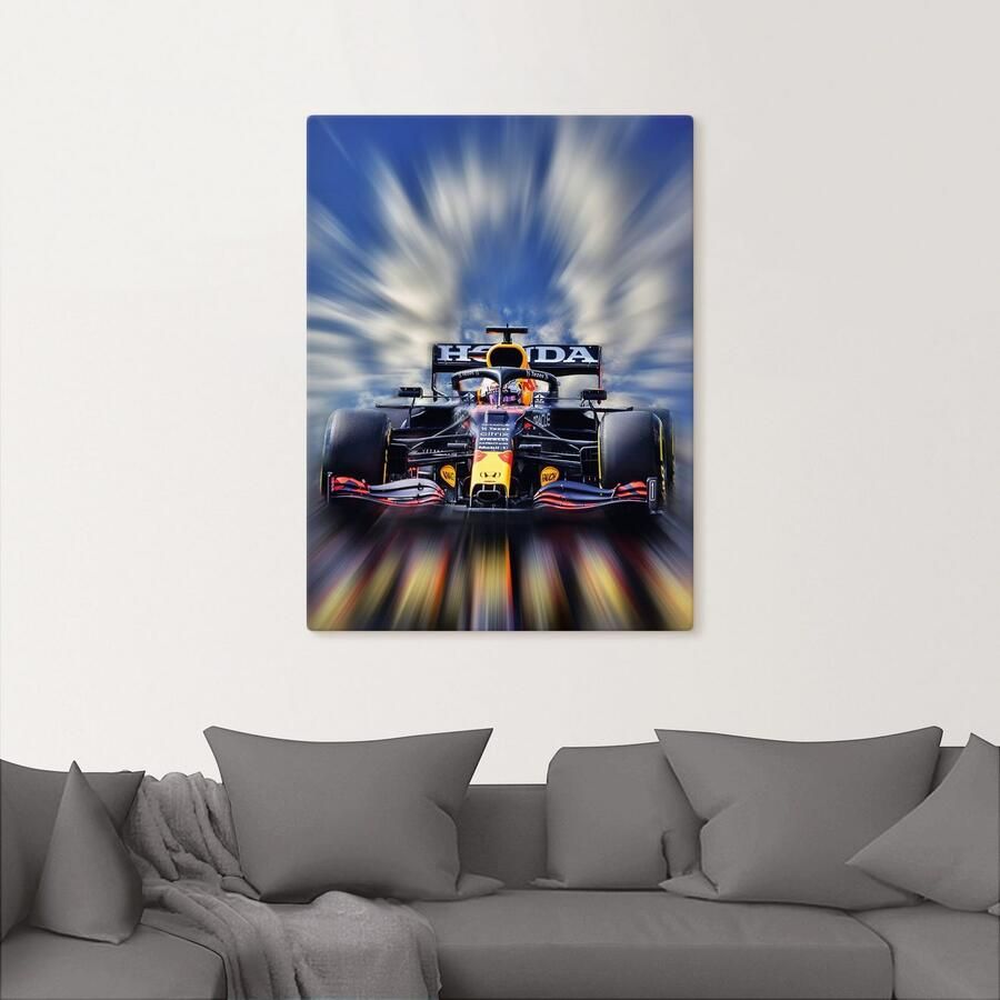 Artland Artprint Max Verstappen wereldkampioen Formule 1 als artprint van aluminium artprint voor buiten artprint op linnen poster muursticker - Foto 2